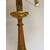 Coppia di candelieri lignei in foglia oro . Primo impero inizio 800. 170 cm
