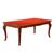 Tavolo Laccato rosso a Chinoiserie