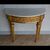 Antica console dorata