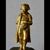 Pendola in bronzo dorato