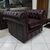 Coppia di poltrone chesterfield club inglese originale bordeaux nuova 