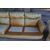 Living room Frau original hazelnut sofa two armchairs - 80s     