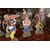 Set accampamento indiani e cowboy statuine legno - primi '900