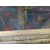 Large painting Vase with roses, golden frame &#39;900     