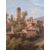 Dipinto paesaggio in Valnerina Umbria - Matteo Tassi Sec XIX