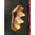 Golden metal shell sculpture casting     