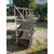 Pair of steel and wooden shelves with lighting     