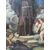 Dipinto olio su tela " San Fedele da Sigmaringen " Secolo XVIII 