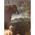 DIPINTO PAESAGGIO CON FIGURE E ANIMALI 