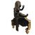 COPPIA DI SCULTURE IN BRONZO