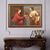 Italian school painting of the 17th century, Jesus and the Samaritan woman at the well ​