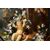 Roman painter of the nineteenth century, Still life with cherubs, festoons of flowers and herm with a faun, oil on canvas painting     
