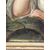 Dipinto di giovane ninfa dell'acqua del' 700
