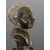 COPPIA DI SCULTURE IN BRONZO