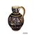 Brocca con piatto In Ceramica Maiolica