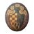 Stemma in legno dipinto