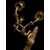 PAIR OF GOLDEN BRONZE APPLIQUES     