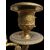 PAIR OF GOLDEN BRONZE APPLIQUES     