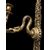 PAIR OF GOLDEN BRONZE APPLIQUES     
