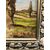 Rural landscape, oil painting on wood     