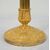 Coppia di candelieri antichi Impero Francese in bronzo dorato. Periodo XIX secolo.