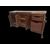 Credenza servante in mogano a quattro ante e tre cassetti 