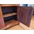 CREDENZA CAPUCCINO IN NOCE A DUE PORTE LUIGI FILIPPO 800 RESTAURATA