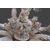 Chandelier painted porcelain