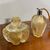 Antico Set Profumo vetro Murano anni 40 art decò .Con polvere oro. 