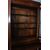 Antica libreria Carlo X Lombarda 1840 tutta noce massello. Restaurata ! vetri soffiati. Mis 129 x 47 . h 230 
