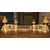  AL311 - Paracenere in bronzo dorato, epoca '800, misure cm L 95 x H 30  