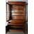 Antica libreria Carlo X Lombarda 1840 tutta noce massello. Restaurata ! vetri soffiati. Mis 129 x 47 . h 230 