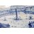 Antico grande piatto maiolica  1915 raffigurante Roma –Piazza San Pietro. Mis 45 Firmato e datato sul retro. Manifattura Francese .