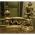  AL311 - Paracenere in bronzo dorato, epoca '800, misure cm L 95 x H 30  