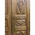 PTCI400 - Porta da ingresso a due battenti in noce, epoca '700, misure cm L 121 x H 230