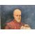 Pittore italiano (XVIII sec.) - Ritratto di gentiluomo con aforismo.