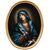 Pittore italiano (XVII secolo) - Madonna addolorata con corona di spine.
