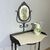Antica toilette -toletta Toscana molto antica 1850 ferro e marmo Carrara.  Mis 72 x cm 40 . h 145  