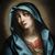 Pittore italiano (XVII secolo) - Madonna addolorata con corona di spine.