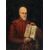 Pittore italiano (XVIII sec.) - Ritratto di gentiluomo con aforismo.