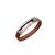 HERMES Bracciale in Pelle Col. Marrone Pousse Pousse