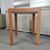 Tavolo o Consolle Frau modello " Consolle 60 x 60 " vintage in pelle 