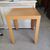 Tavolo o Consolle Frau modello " Consolle 60 x 60 " vintage in pelle 