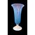 Grande vaso in vetro pesante a tromba corroso all’acido. Alfredo Rossi.Murano.