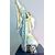 Grande busto in maiolica con figura femminile  rinascimentale ,manifattura di Angelo Minghetti Bologna 