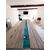 Pezzo unico tavolo design artigianale legno e resina 4 metri