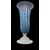 Grande vaso in vetro pesante a tromba corroso all’acido. Alfredo Rossi.Murano.