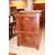 Secretaire francese di metà 1800 stile Impero con bocchette in bronzo e piano in marmo nero