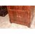 Secretaire francese di metà 1800 stile Impero con bocchette in bronzo e piano in marmo nero
