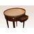 Tavolino circolare francese del 1800 stile Luigi XVI con piano marmo bianco